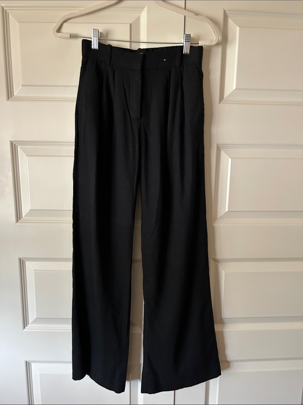 Abercrombie & Fitch Black Pleated Womens Dress Pants